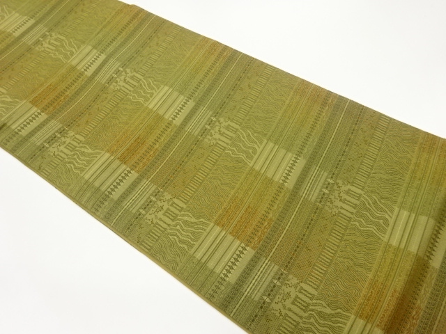 JAPANESE FUKURO OBI / KIN-TOSHI / WOVEN ABSTRACT